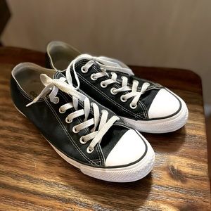 Black and White Converse